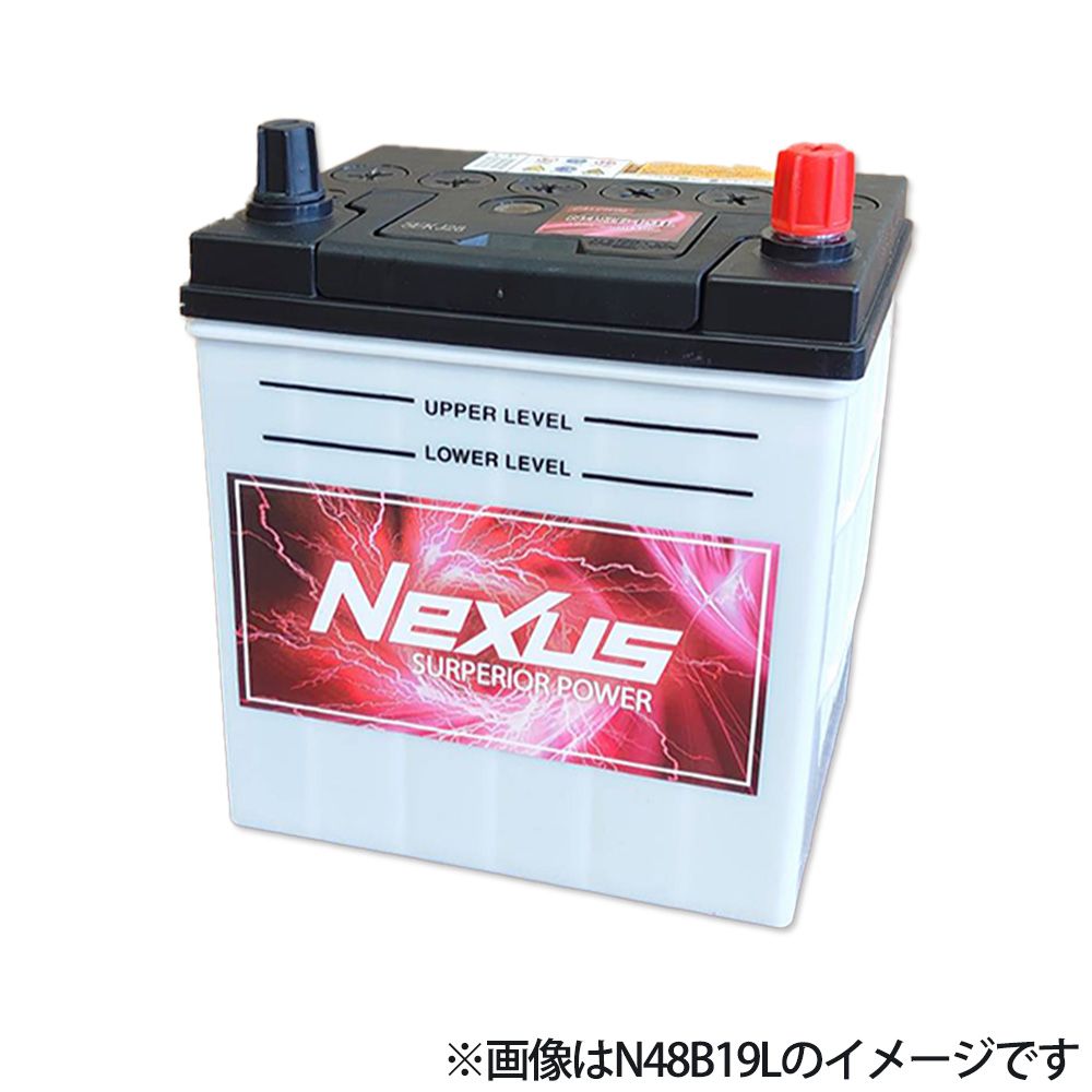 NEXUS ネクサス カーバッテリー 充電制御車対応 長期保証  タント DBA-L385S H22/9～H23/6 N48B19L