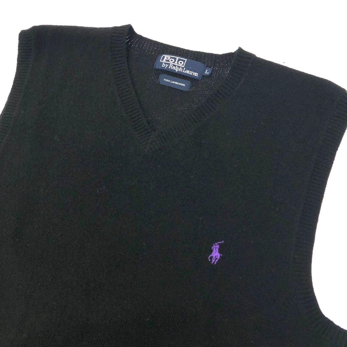 POLO RALPH LAUREN ポロラルフローレン ニットベスト サイズ:L ウール 