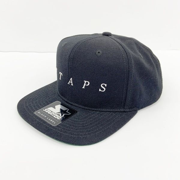 WTAPS ダブルタップス キャップ 帽子 ボウシ WOAC.TWILL.STARTER SNAPBACK CAP 181KUSRD-HT01 メンズ サイズ00 ブラック 服飾 DF17238
