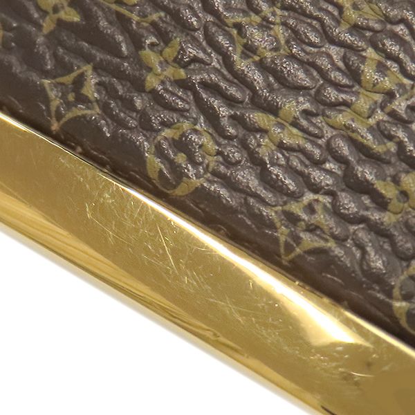 ルイヴィトン LOUIS VUITTON バッグチャーム モノグラム アルマ メタル ゴールド金具 キーホルダー キーリング 茶 M 01799 AK 2244 箱