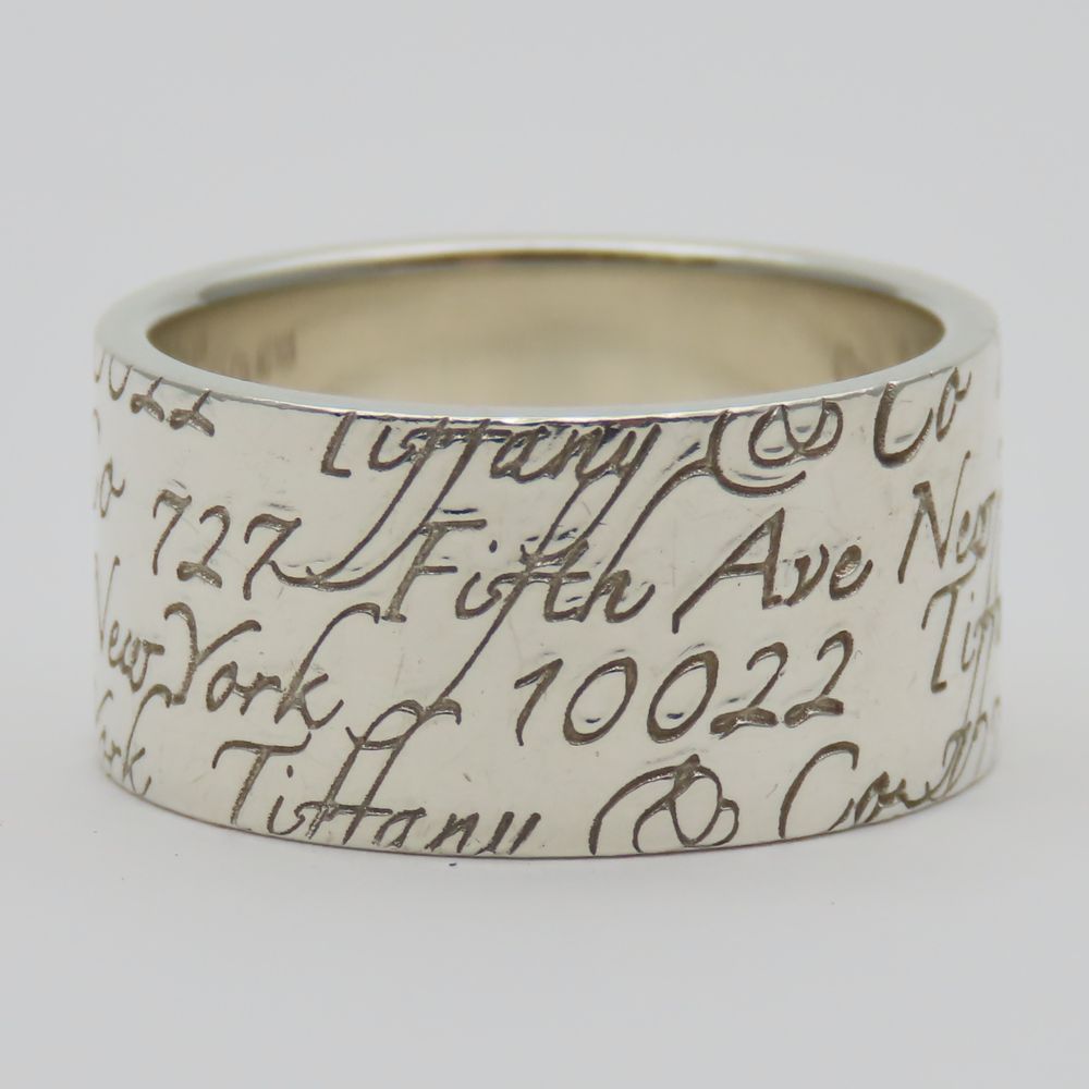  ティファニー リング 指輪 ノーツ ニューヨーク シルバー925 約7.8 g シルバー ワイド レディース 女性 TIFFANY-Co その他 アクセサリー