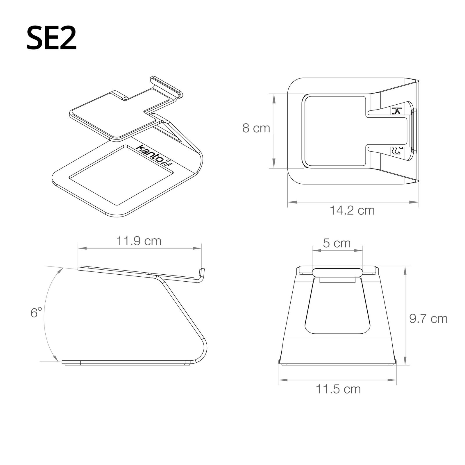 デスクトップスピーカースタンド
