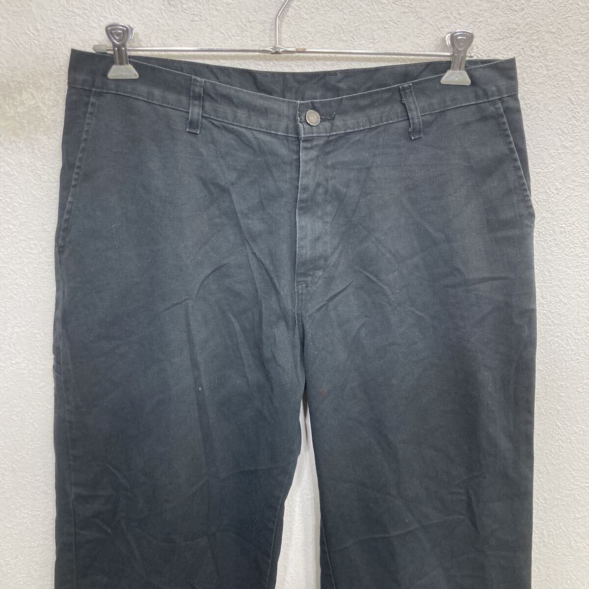 Dickies ワークパンツ XL～ ブラック ディッキーズ ジップアップ ワーク 無地 ビッグサイズ ボトムス 2511-55