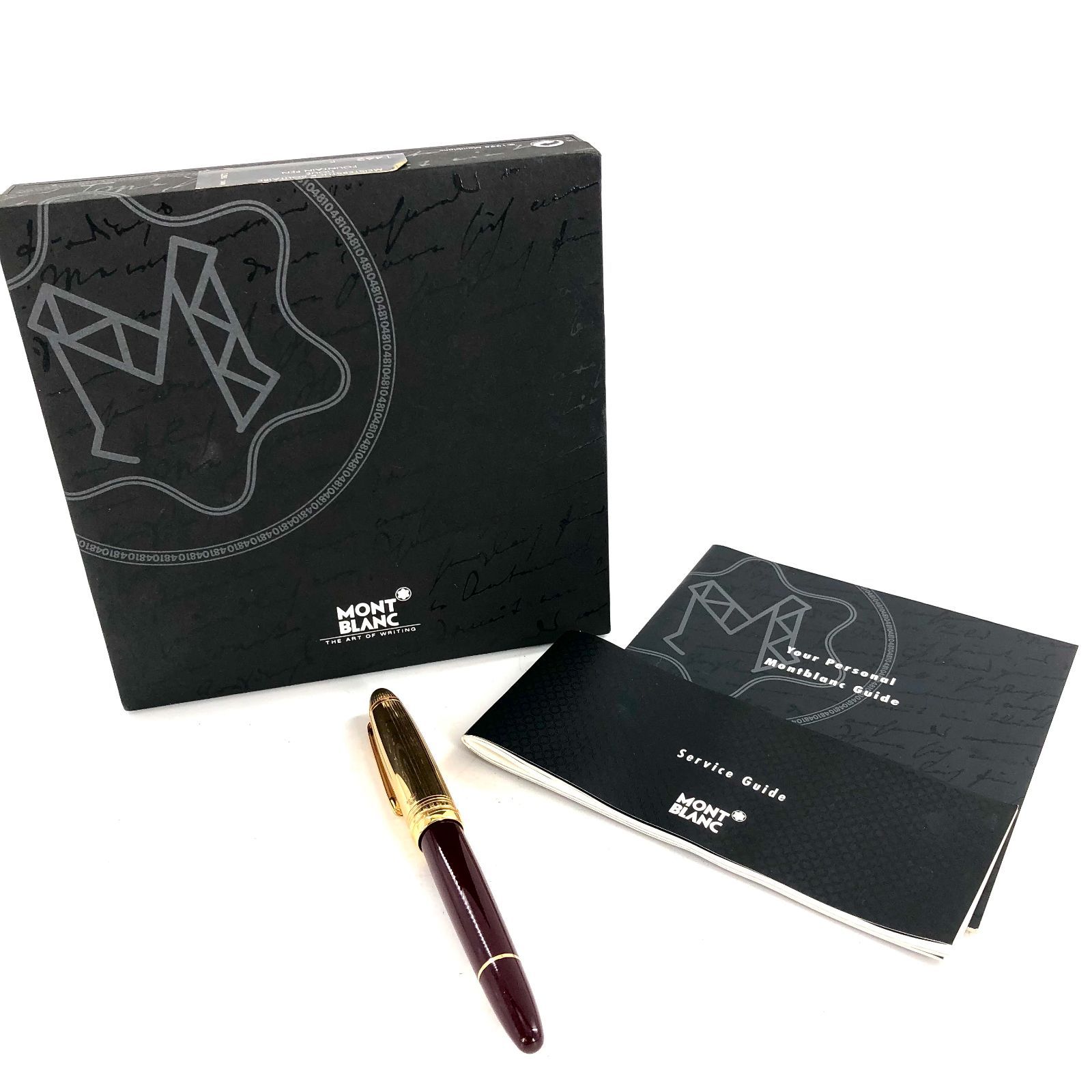 MONTBLANC モンブラン 万年筆 マイスターシュティック ソリテール ドゥエ バーメイル 1462 刻印 925 18K き PF-371