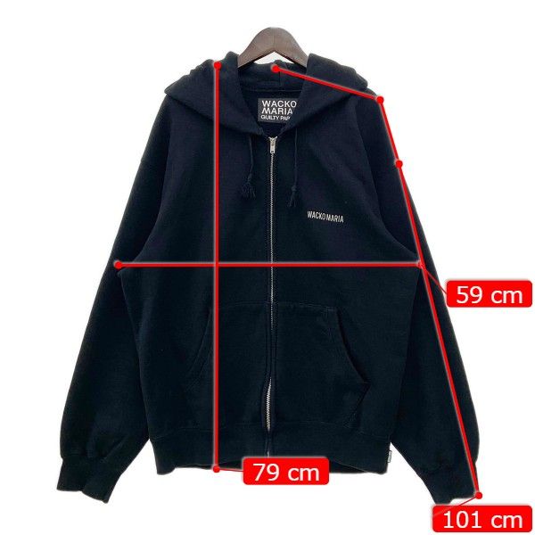 WACKO MARIA ワコマリア ジップ パーカー フーディー スウェット ロゴ