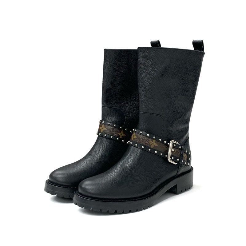 ルイヴィトン LOUIS VUITTON モノグラム ブーツ ショートブーツ 靴