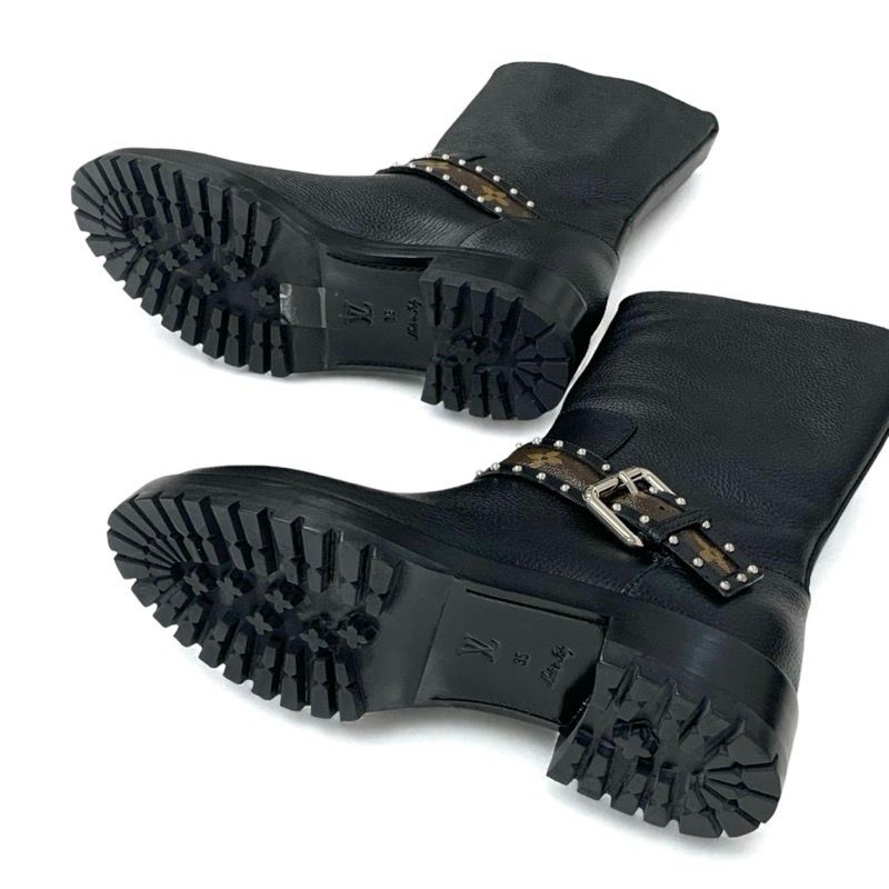 ルイヴィトン LOUIS VUITTON モノグラム ブーツ ショートブーツ 靴