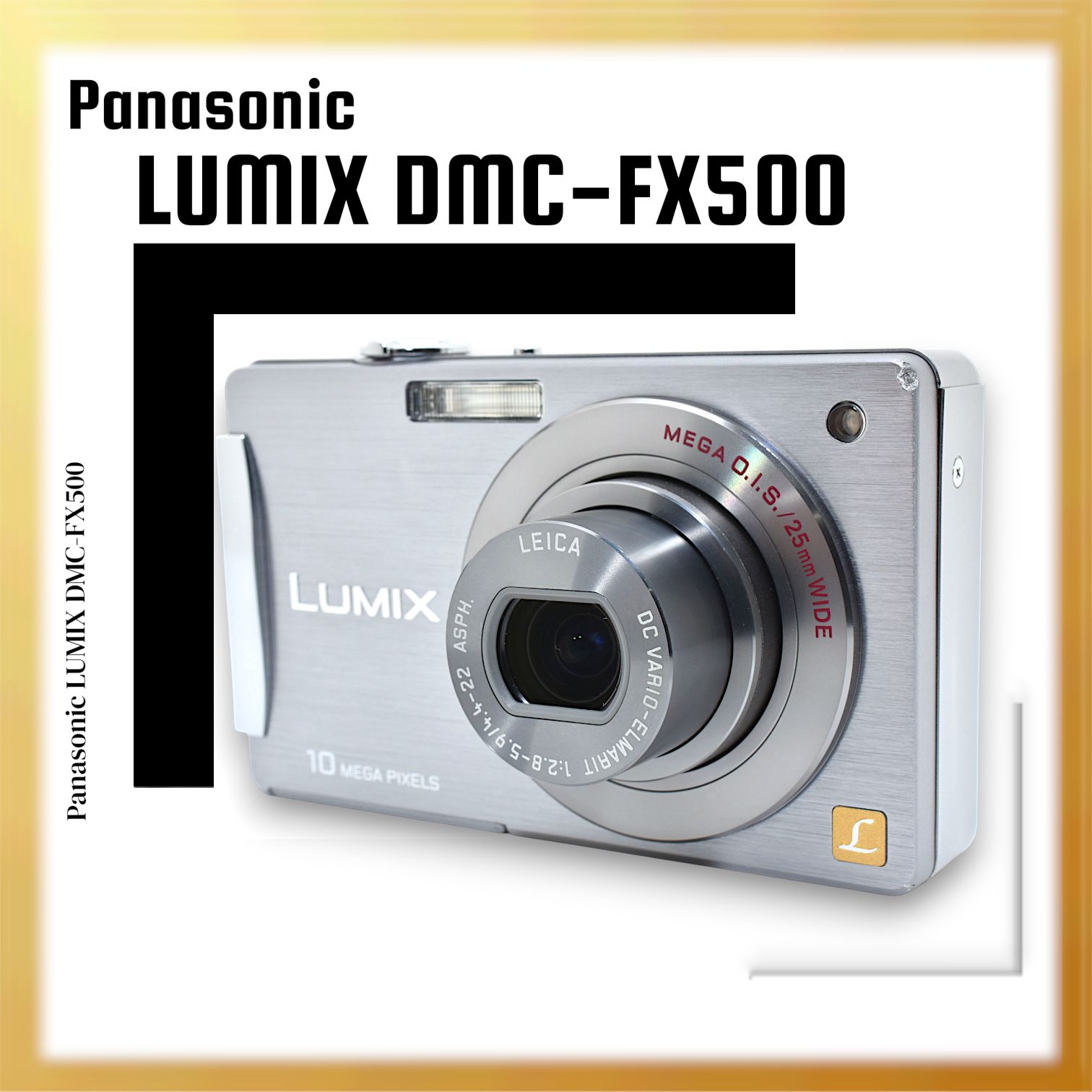 Panasonic デジタルカメラ LUMIX DMC-FX500 シルバー 概要 デジタル
