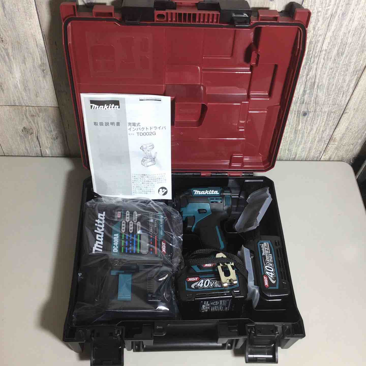 マキタ makita コードレス インパクトドライバー TD002GRDX フルセット インパクト ブルー 青 純正 充電式 40V 戸田店