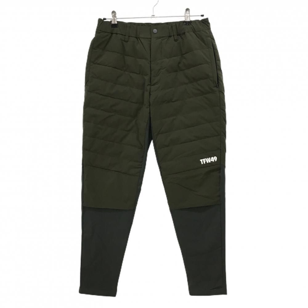 ティーエフダブリュー ダウンパンツ カーキ 一部ダウン メンズ L ゴルフウェア TFW49