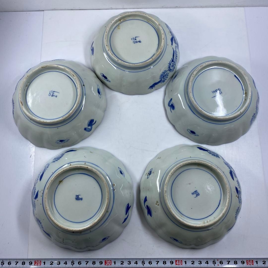 古伊万里　膾皿　15点　直径約17.8㎝　東な7-1118① 古伊万里 染付丸紋 膾皿 5枚 直径15㎝ タニチ 東な7-0224☆2F - メルカリ