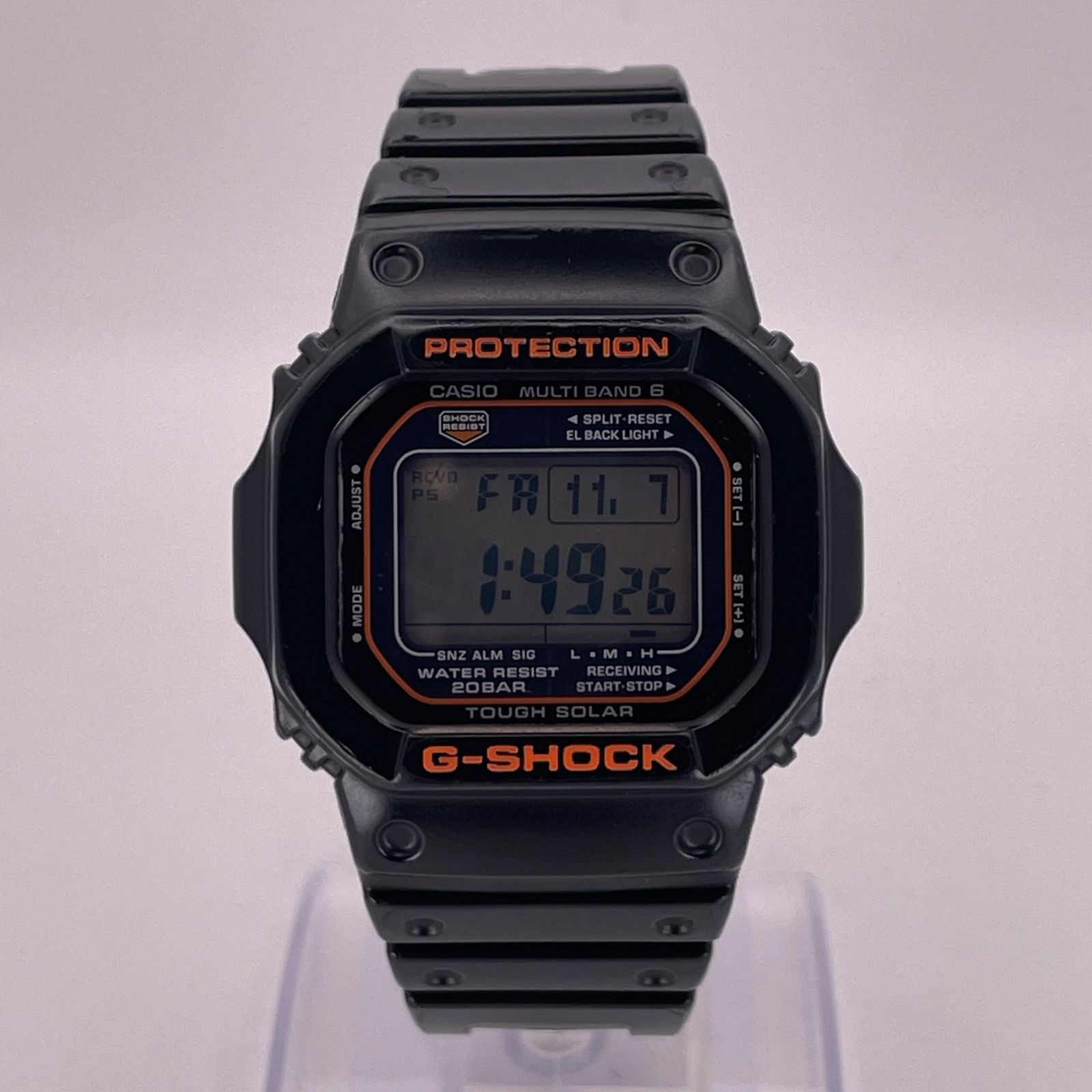 T 746 正常稼動 CASIO カシオ 電波ソーラー G SHOCK ジーショック 5600 SERIES GW M 5610 R 1 JF ブラック 時計 メンズ ユニセックス