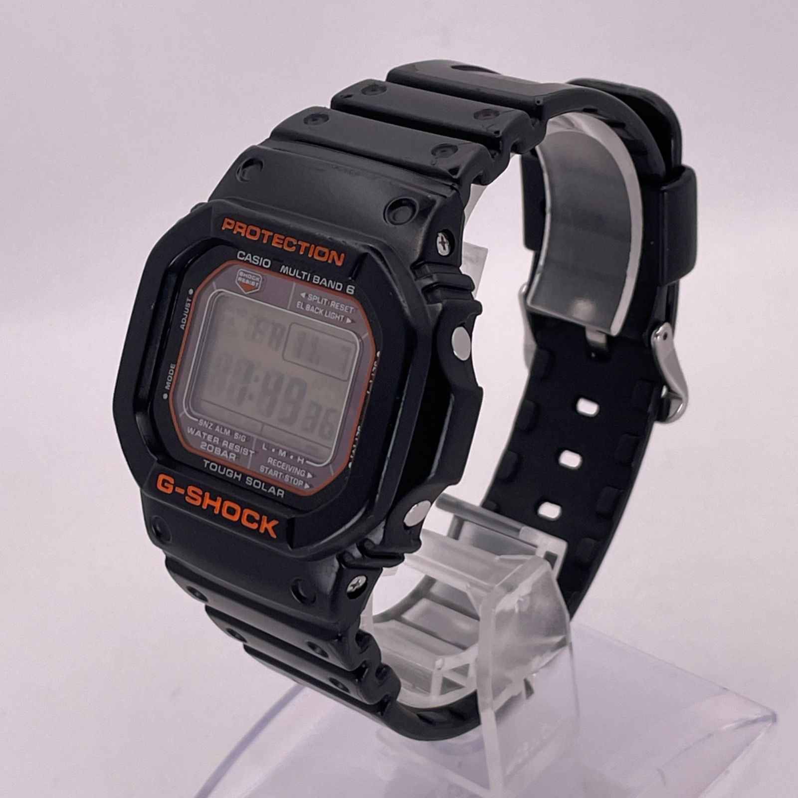  T 746 正常稼動 CASIO カシオ 電波ソーラー G SHOCK ジーショック 5600 SERIES GW M 5610 R 1 JF ブラック 時計 メンズ ユニセックス 腕時計(デジタル) 時計