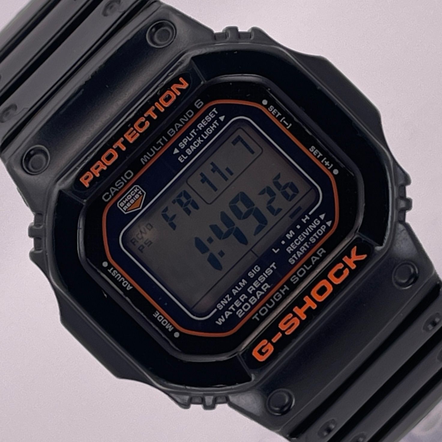 T746 正常稼動 CASIO カシオ 電波ソーラー G-SHOCK ジーショック 5600 SERIES GW-M5610R-1JF ブラック 人気 時計 メンズ ユニセックス