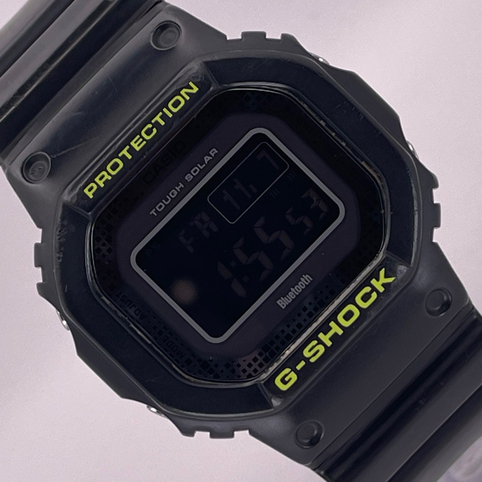 T745 正常稼動 CASIO カシオ 電波ソーラー Bluetooth モバイルリンク G-SHOCK ジーショック 5600 SERIES GW-B5600DC-1JF ブラック 人気 時計 メンズ ユニセックス
