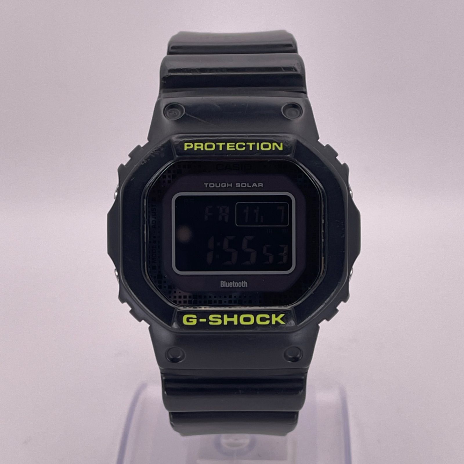 T745 正常稼動 CASIO カシオ 電波ソーラー Bluetooth モバイルリンク G-SHOCK ジーショック 5600 SERIES GW-B5600DC-1JF ブラック 人気 時計 メンズ ユニセックス