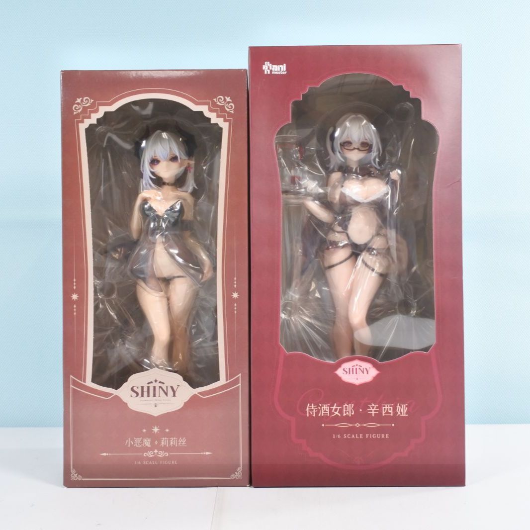 大清水41-1-1106fc 大漫匠Animester 小悪魔リリス シンシア フィギュア 2体セット