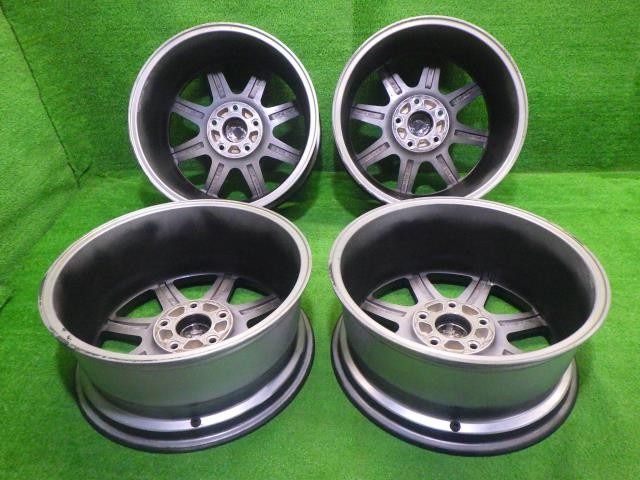 エクストリームJ ﾗﾝｸﾞﾗｰ ホイール アルミ マットブラック 18インチ 8 J 5穴 4本 127 43