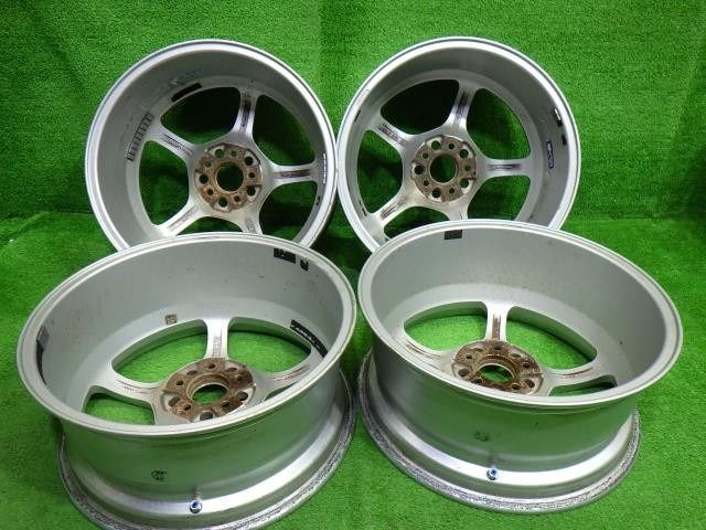 レイズ グラムライツ57 C ﾌﾟﾘｳｽ ﾚｶﾞｼｨ 86 XV BRZ ホイール アルミ シルバー 17インチ 7 5 J 5穴 4本 100 48