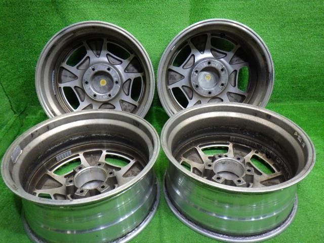 リネアスポーツ ﾊｲｴｰｽ ｷｬﾗﾊﾞﾝ ホイール アルミ ポリッシュ 18インチ 8 J 6穴 4本 139 7 28 29