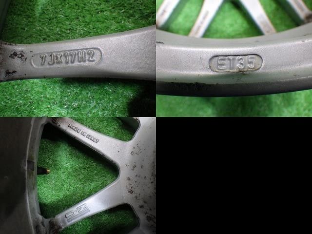  OZ オーゼット F 1カップ ｾﾘｶ ｱﾙﾌｧｰﾄﾞ ｴｸｽﾄﾚｲﾙ ホイール アルミ シルバー 17インチ 7 J 5穴 4本 100 114 3 35 17インチ ホイール