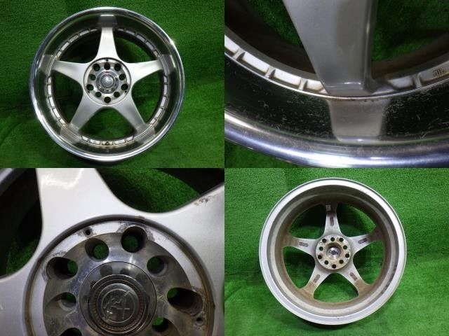  KOSEI レーシングRT ﾌﾟﾘｳｽ ホイール アルミ シルバー 17インチ 7 5 J 5穴 4本 100 114 3 35 17インチ ホイール