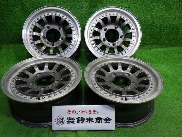 Weds MAXLOAD ｼｴﾗ ホイール アルミ ガンメタ 15インチ 6 J 5穴 4本 139 7 22