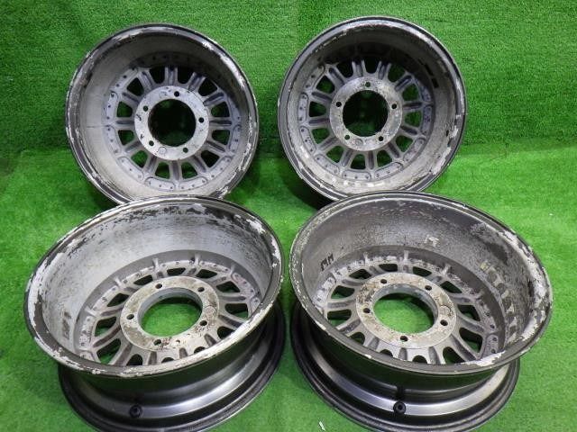 Weds MAXLOAD ｼｴﾗ ホイール アルミ ガンメタ 15インチ 6 J 5穴 4本 139 7 22