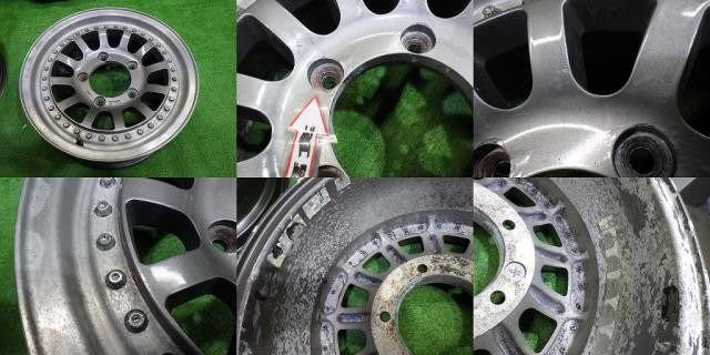  Weds MAXLOAD ｼｴﾗ ホイール アルミ ガンメタ 15インチ 6 J 5穴 4本 139 7 22 15インチ ホイール