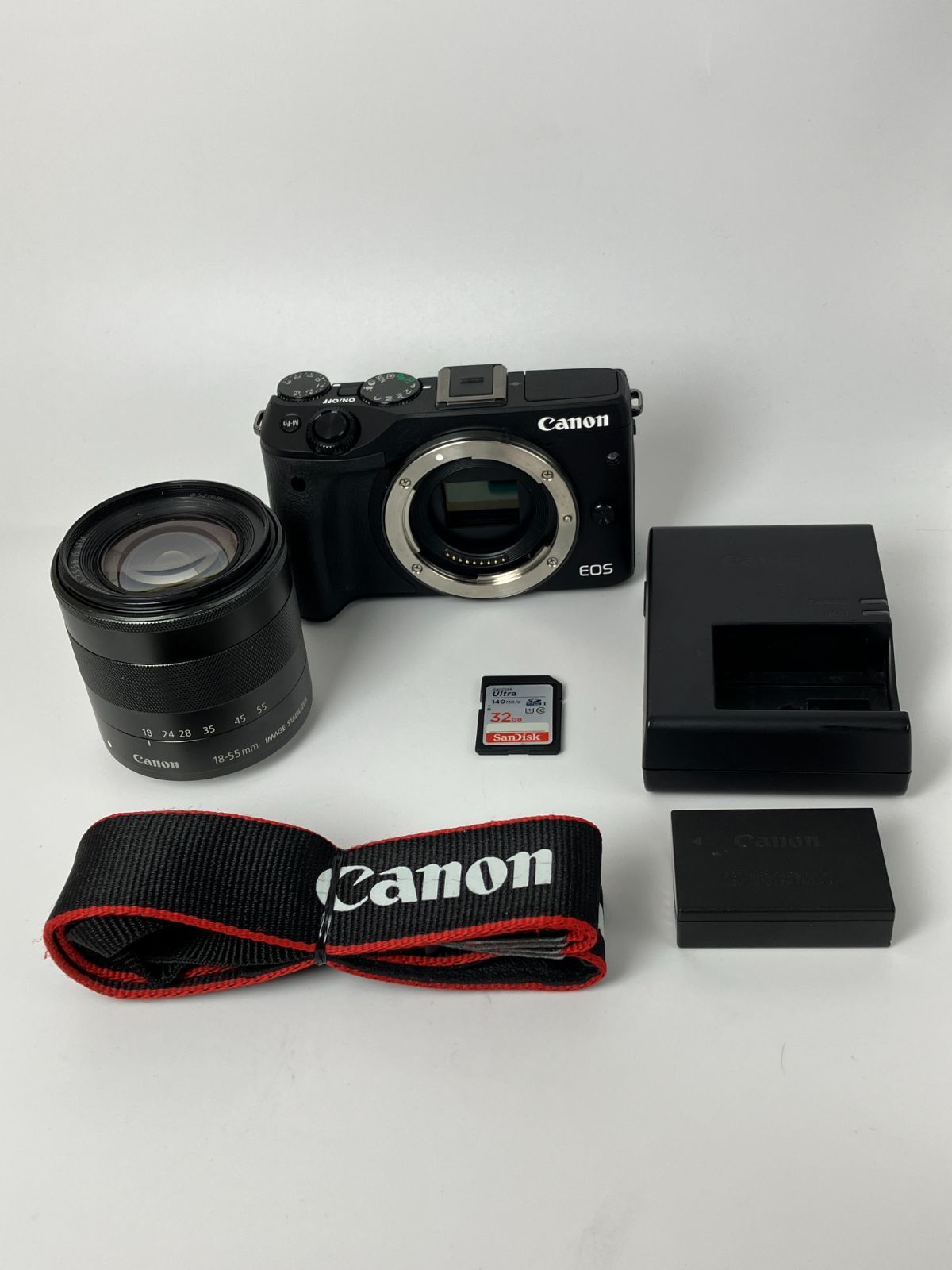 返品保証 動作 済 Canon EOS M3 EF-M 18-55mm IS STM レンズキット