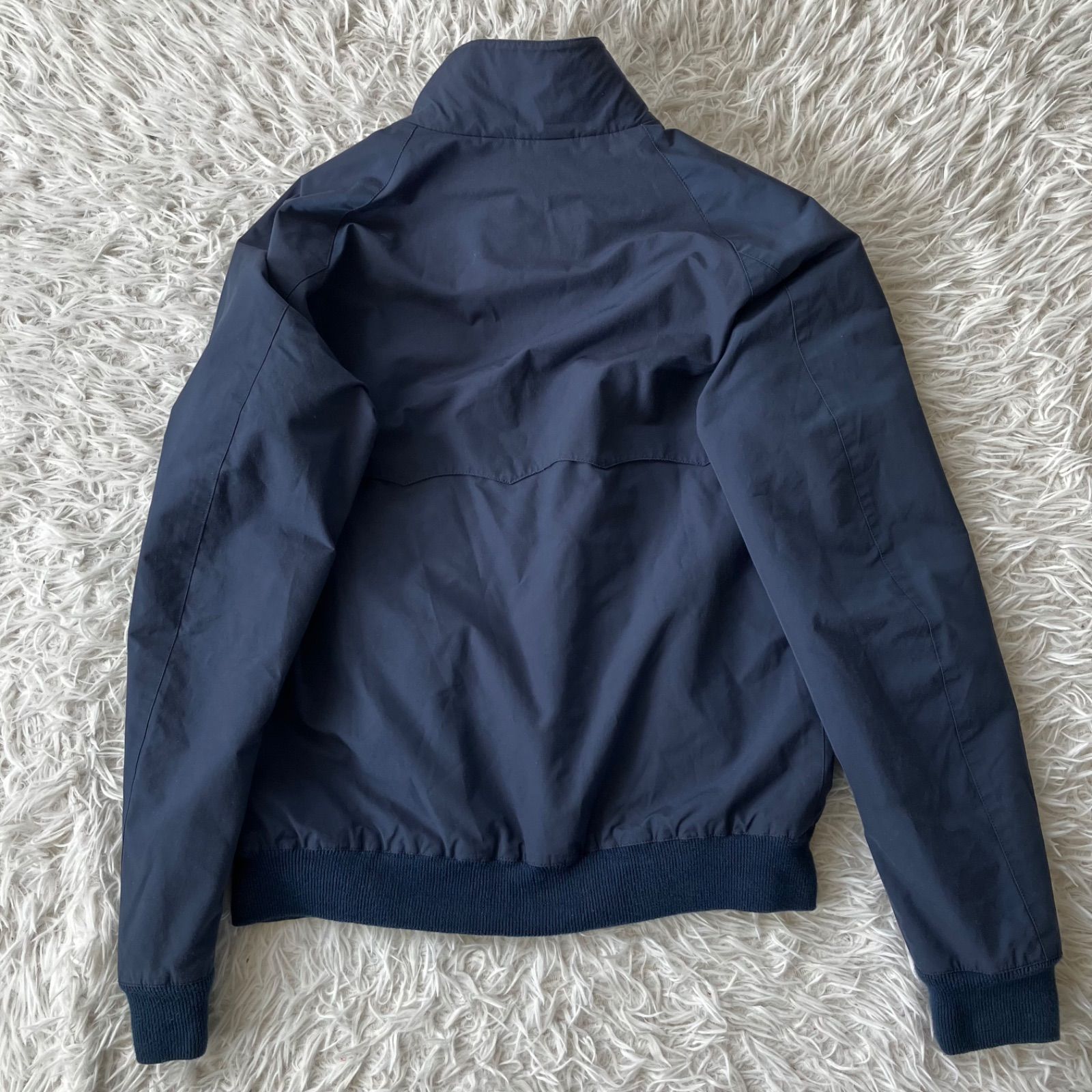 バラクータ 英国製 バリントンジャケット G9 スウィングジャケット イングランド製 ブルゾン チェック 青 BARACUTA 古着 ジャケット 4003