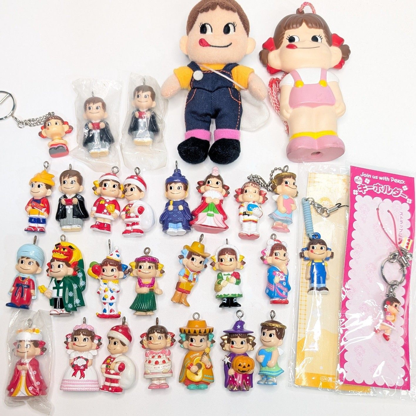 Pekoちゃん ぬいぐるみキーホルダー 33個入りセット まとめ売り ペコ