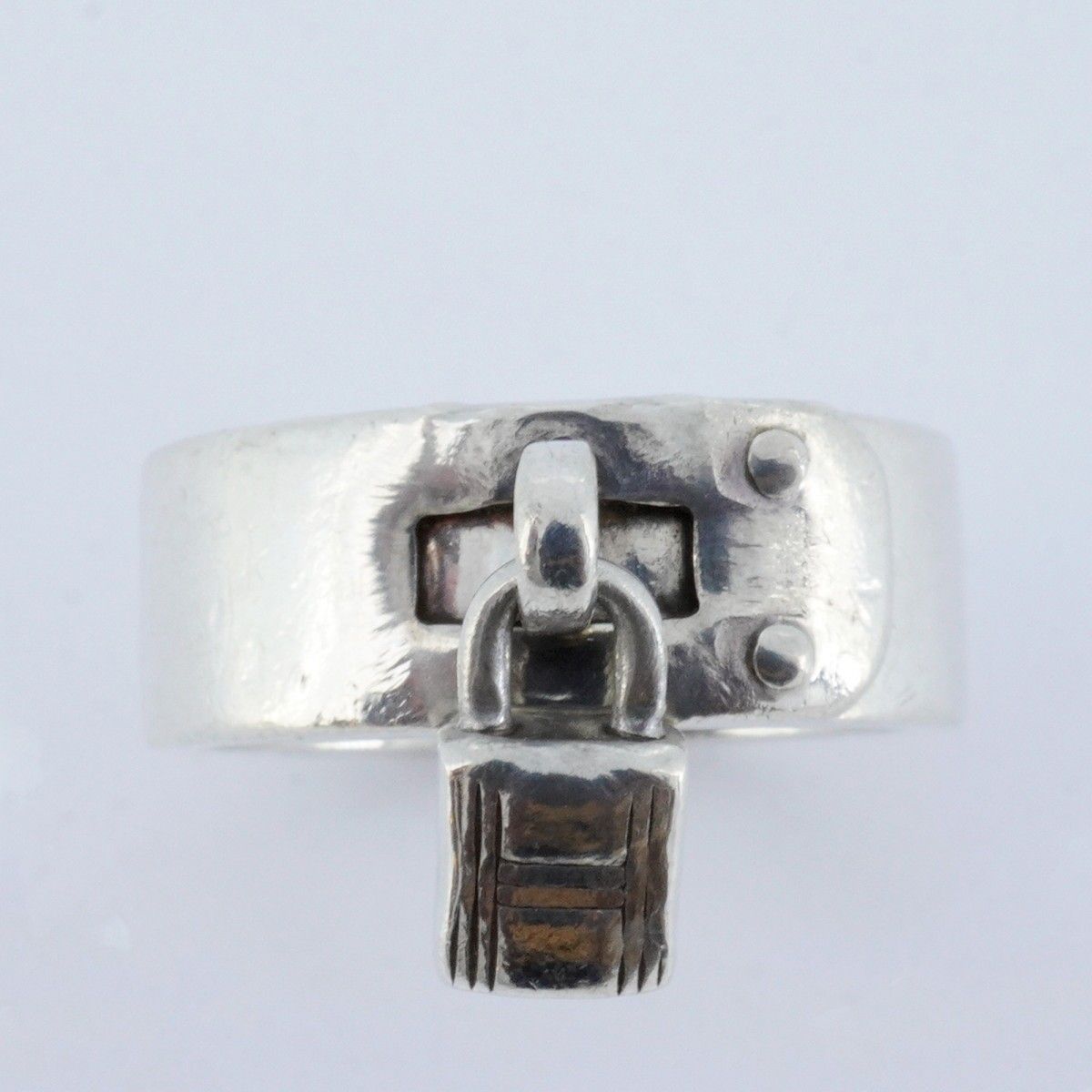 5 jmb 0701 エルメス リング ケリー シルバー925 ＃51 レディース