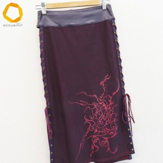 オッズオン OZZON スカート ロング デザイン柄 [x965354] - メルカリ
