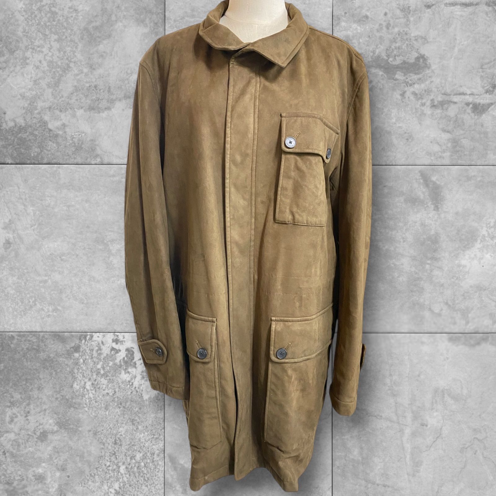 BURBERRY LONDON バーバリー モッズコート ブラウンコート ブラウン バーバリー メンズファッション 冬 スエード