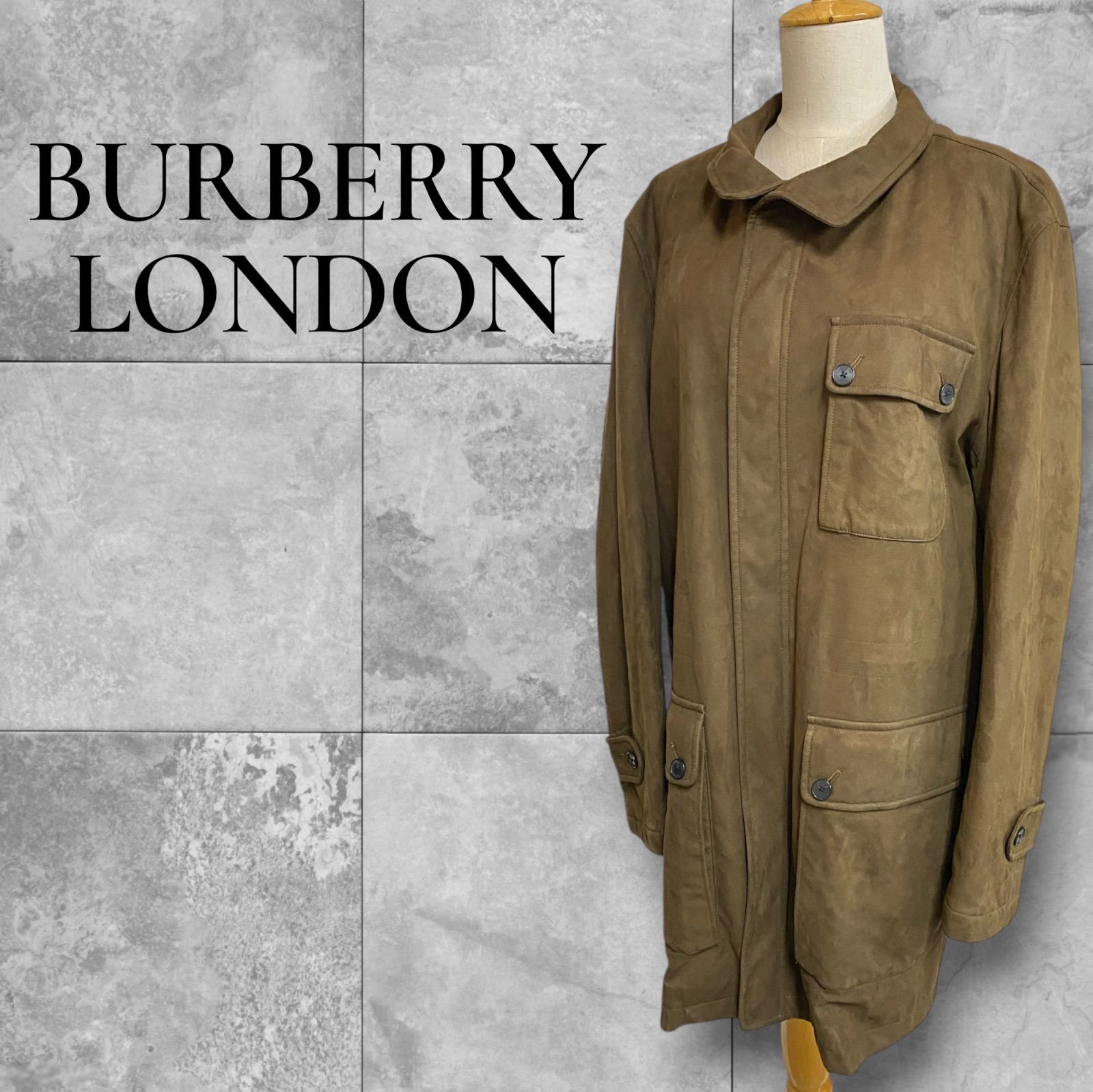 BURBERRY LONDON バーバリー モッズコート ブラウンコート ブラウン バーバリー メンズファッション 冬 スエード