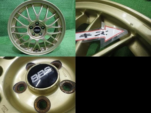  スバル SUBARU インプレッサ フォレスター BBS GP 2 ホイール アルミ ゴールド 16インチ 6 5 J 5穴 4本 100 48 ホイール タイヤ ホイール