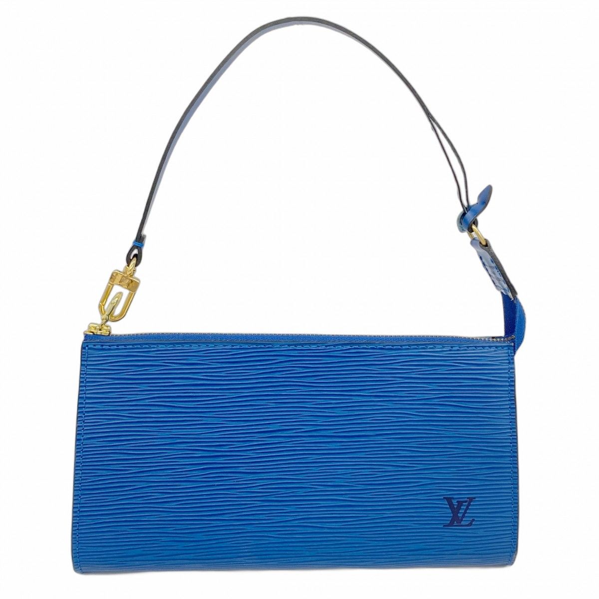 5ob0254 ルイヴィトン ポーチ エピ ポシェットアクセソワール M52945 トレドブルー レディース