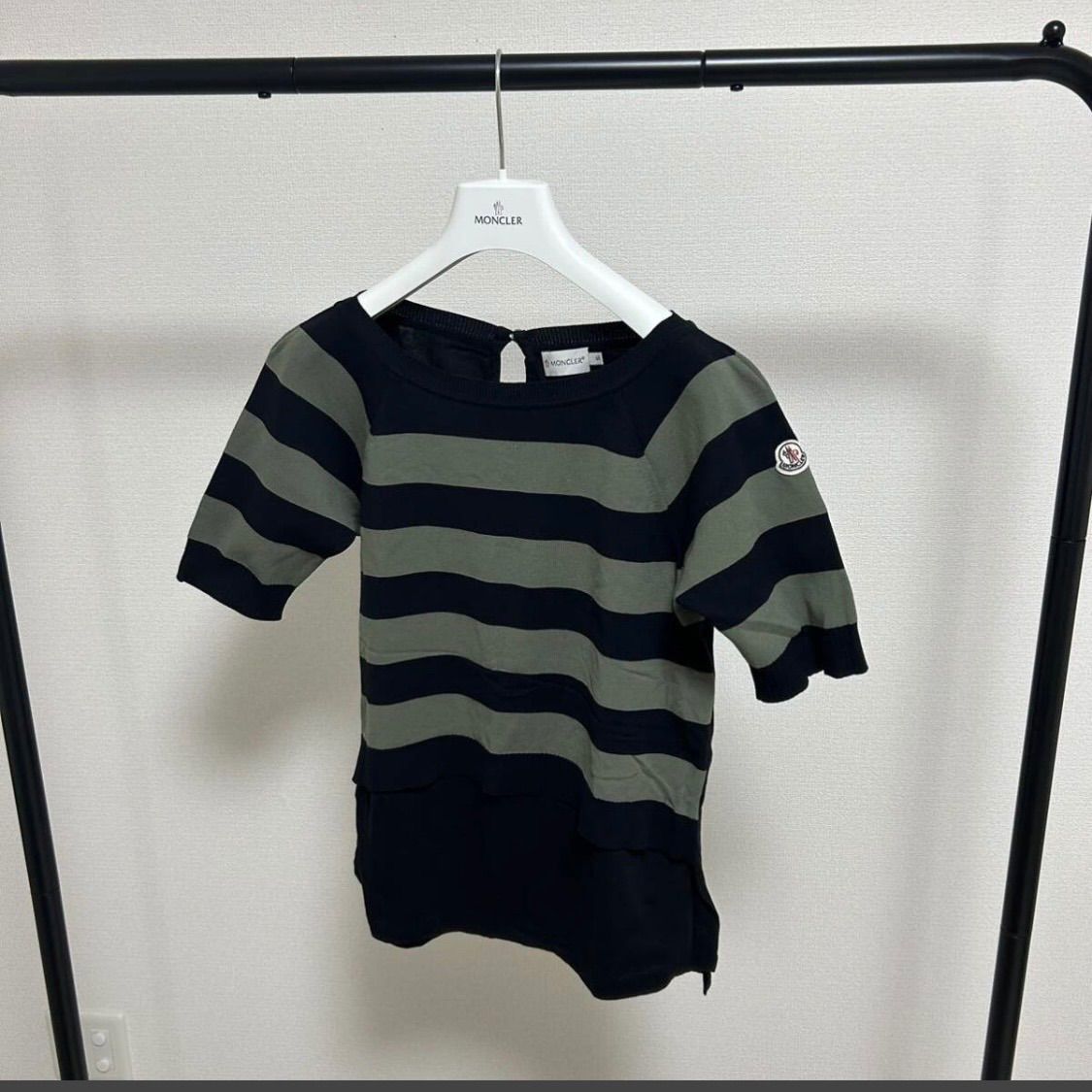 MONCLERモンクレール ニットTシャツカットソー半袖 S