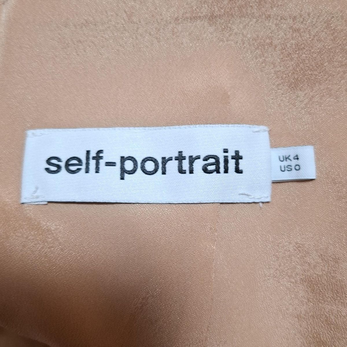 新品　self-portrait ワンピース UK4 US0 セルフ・ポートレート(SELF-PORTRAIT )レディース/ ワンピース＆ドレス