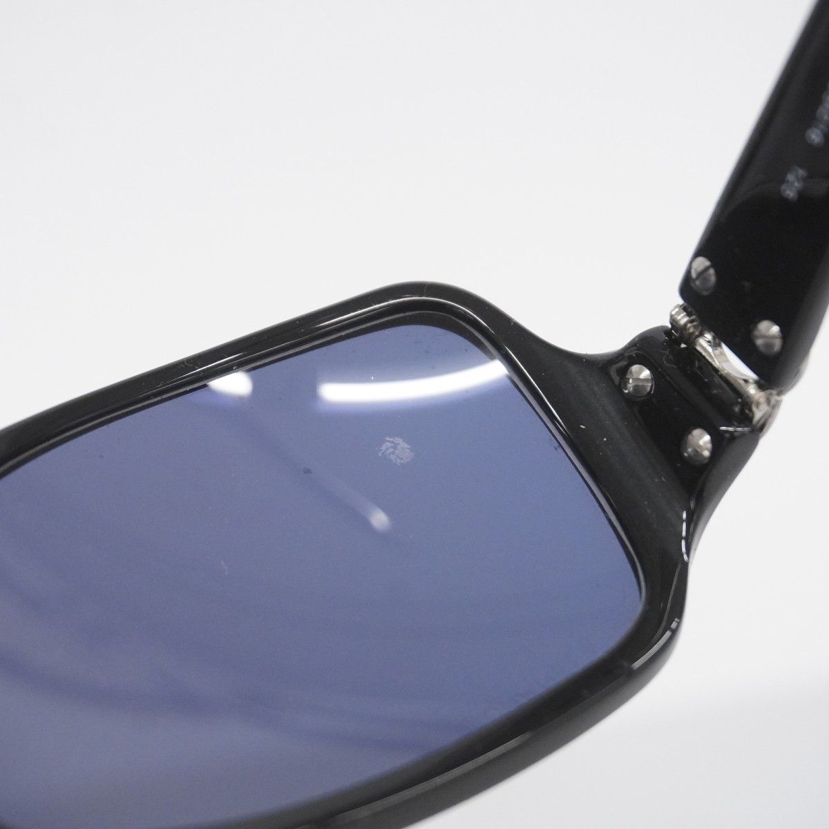  5 ob 0296 シャネル サングラス 5050 プラスチック ブラック シルバー金具 レディース サングラス 小物