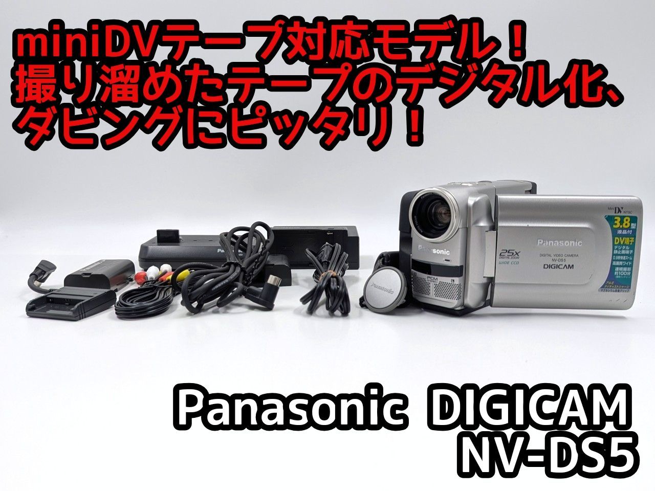 miniDVのダビングに！Panasonic ビデオカメラ NV-DS200 | HAJJI.ORG