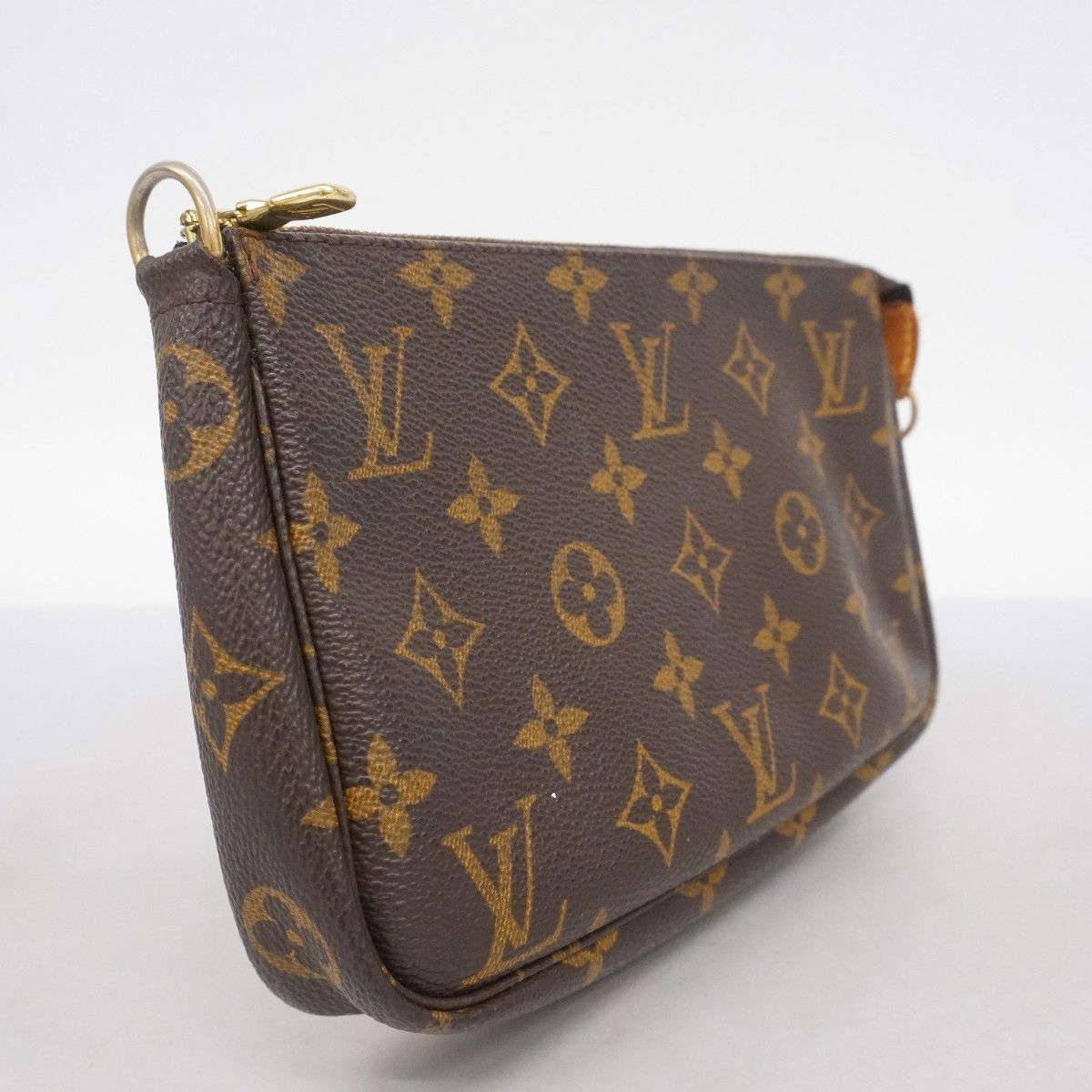 5ob0400 ルイヴィトン ポーチ モノグラム ポシェットアクセソワール M51980 ブラウン レディース
