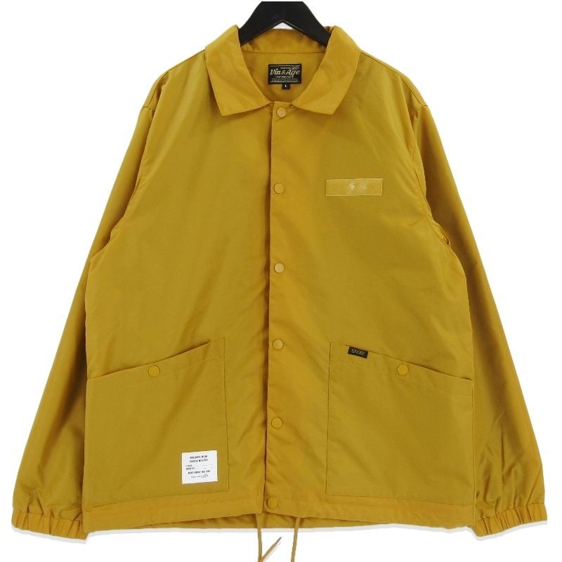 Vin-Age ヴィンアンドエイジ コーチジャケット TYPE VCJ1 COACH JACKE VENTILATION JK 中綿 ポリエステル マスタード L 18001276