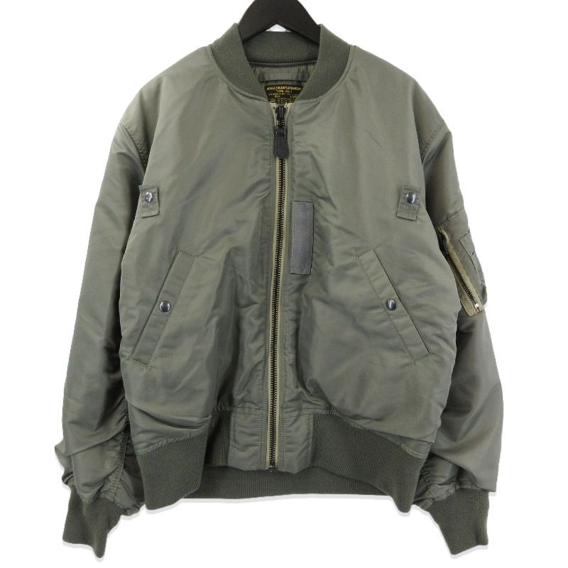 WAIPER.inc ワイパー フライトジャケット MA-1 24WP22 MIL-J-8279 カーキ L 71014050