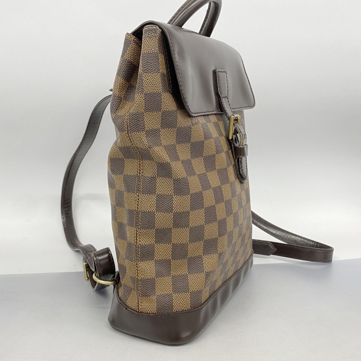 5ob0540 ルイヴィトン リュック デイパック ダミエ ソーホー N51132 エベヌ レディース