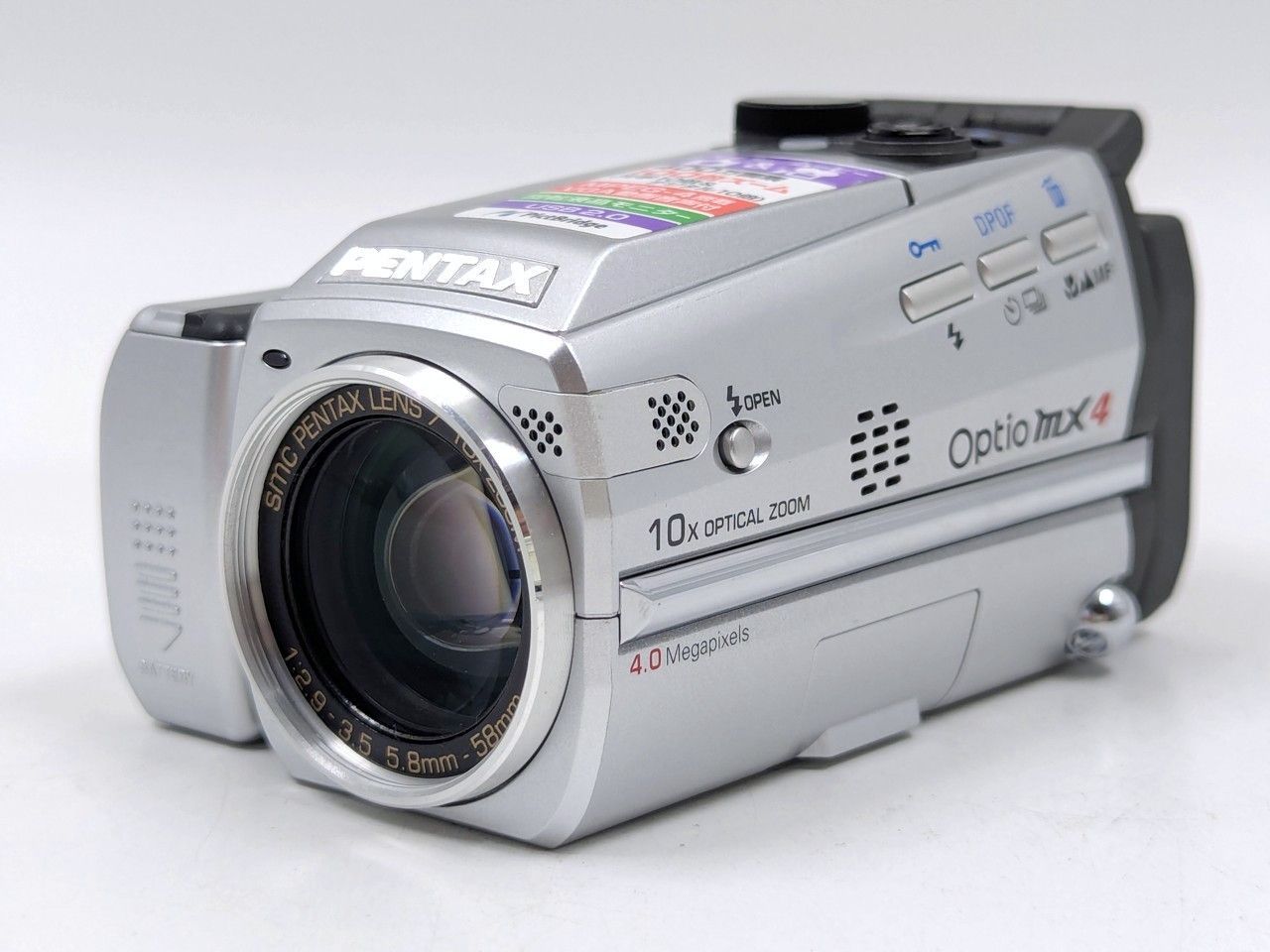MPEG-4 ビデオカメラ PENTAX Optio MX4 7日間保証付き - メルカリ