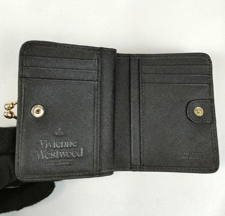 美品 Vivienne Westwood ヴィヴィアンウエストウッド ガマ口 二つ折り
