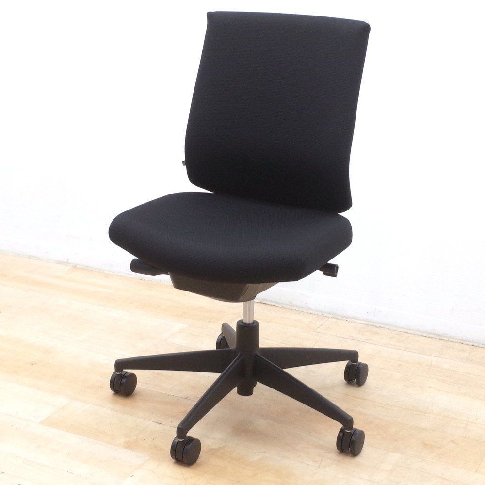 KOKUYO コクヨ ウィザード4 肘無オフィスチェア C 06 S-12 C-BK 1 製 ブラック ランバーサポート ロッキング EG 18106 オフィス家具