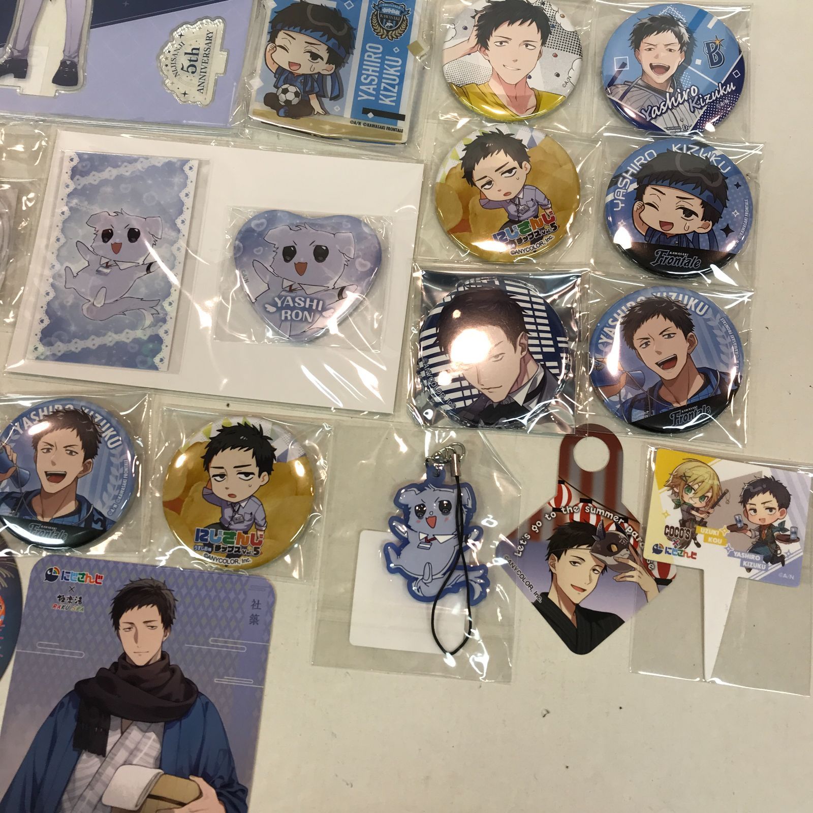  八戸第2 60 378 にじさんじ 社築 アクスタ 缶バッジ 他 グッズ まとめ アクリルスタンド キャラクターグッズ